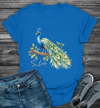 Sri Lanka Peacock Pride Softstyle T-Shirt