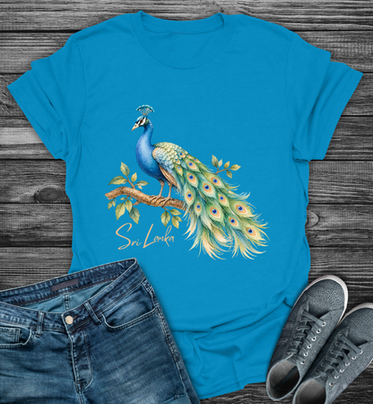 Sri Lanka Peacock Pride Softstyle T-Shirt