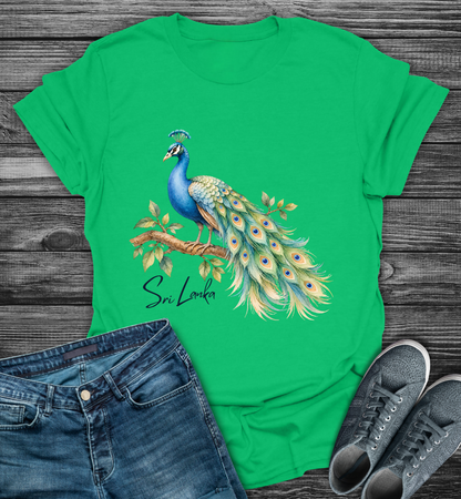 Sri Lanka Peacock Pride Softstyle T-Shirt