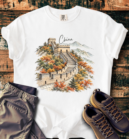 Great Wall of China Scenic T-Shirt