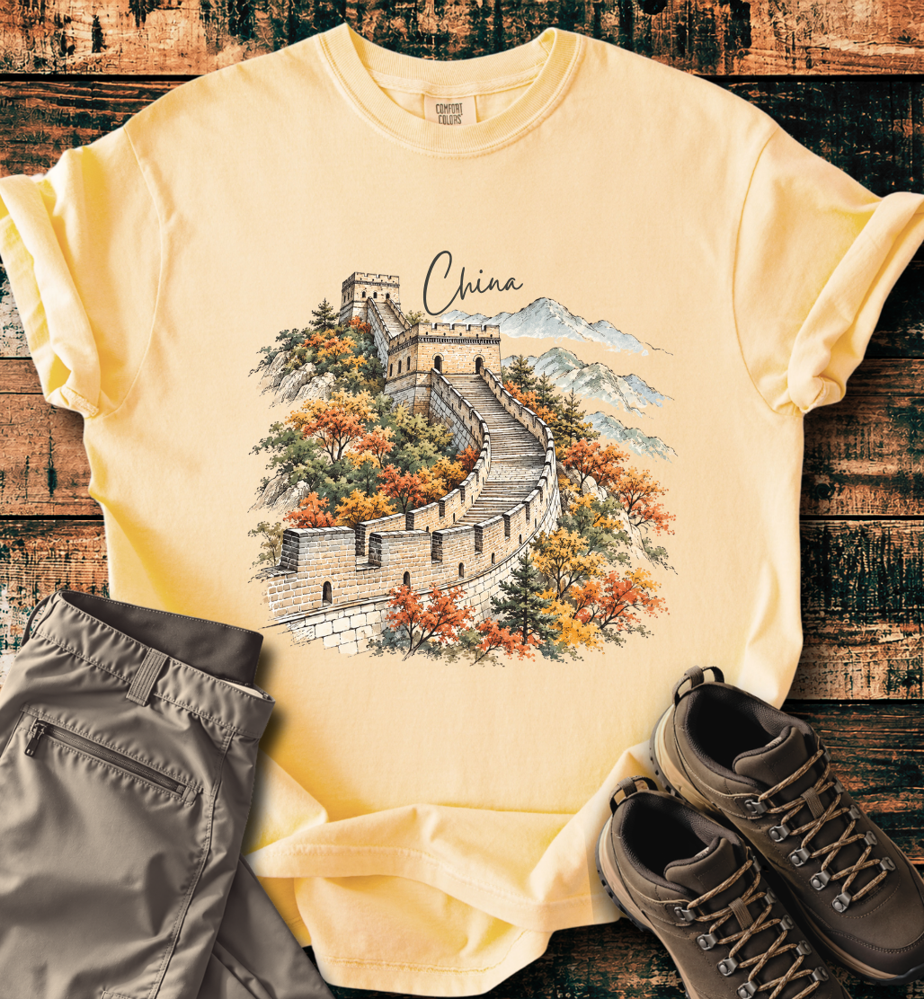 Great Wall of China Scenic T-Shirt