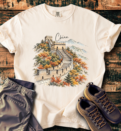 Great Wall of China Scenic T-Shirt