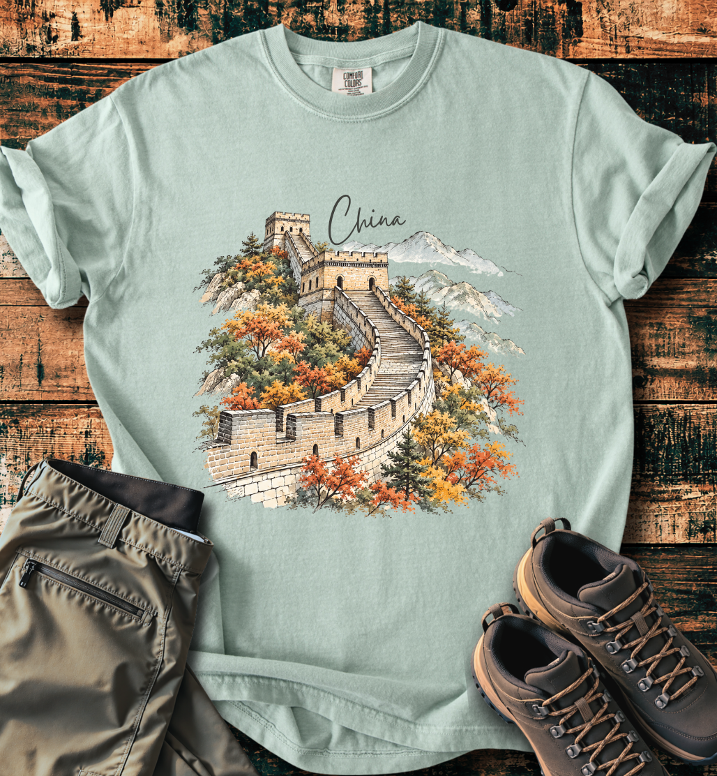 Great Wall of China Scenic T-Shirt
