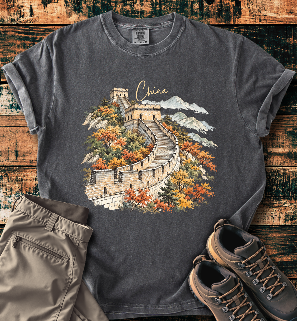 Great Wall of China Scenic T-Shirt