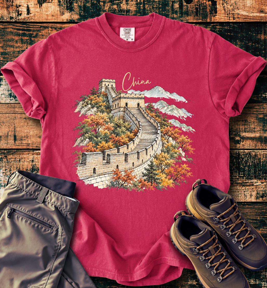 Great Wall of China Scenic T-Shirt