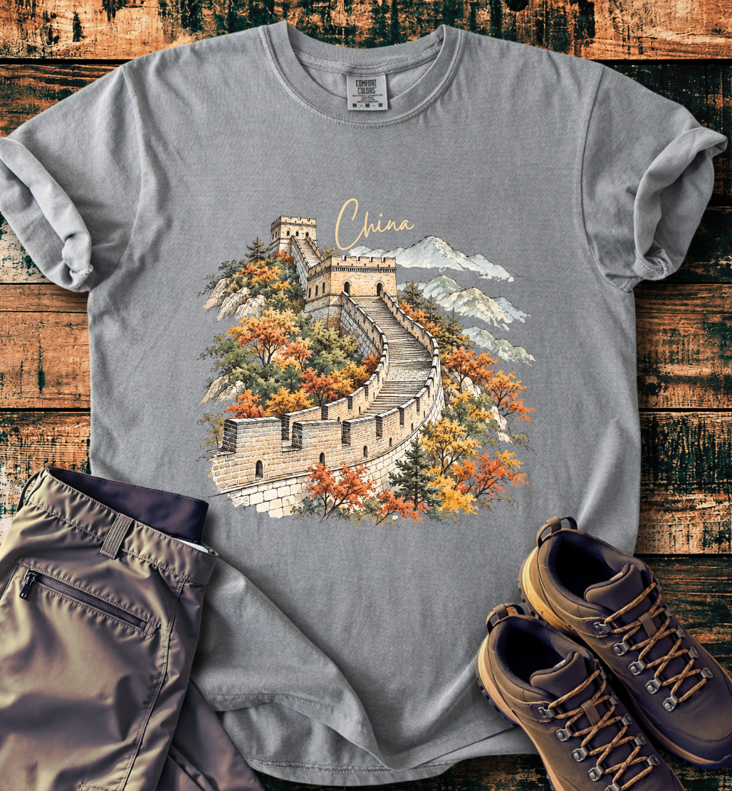 Great Wall of China Scenic T-Shirt