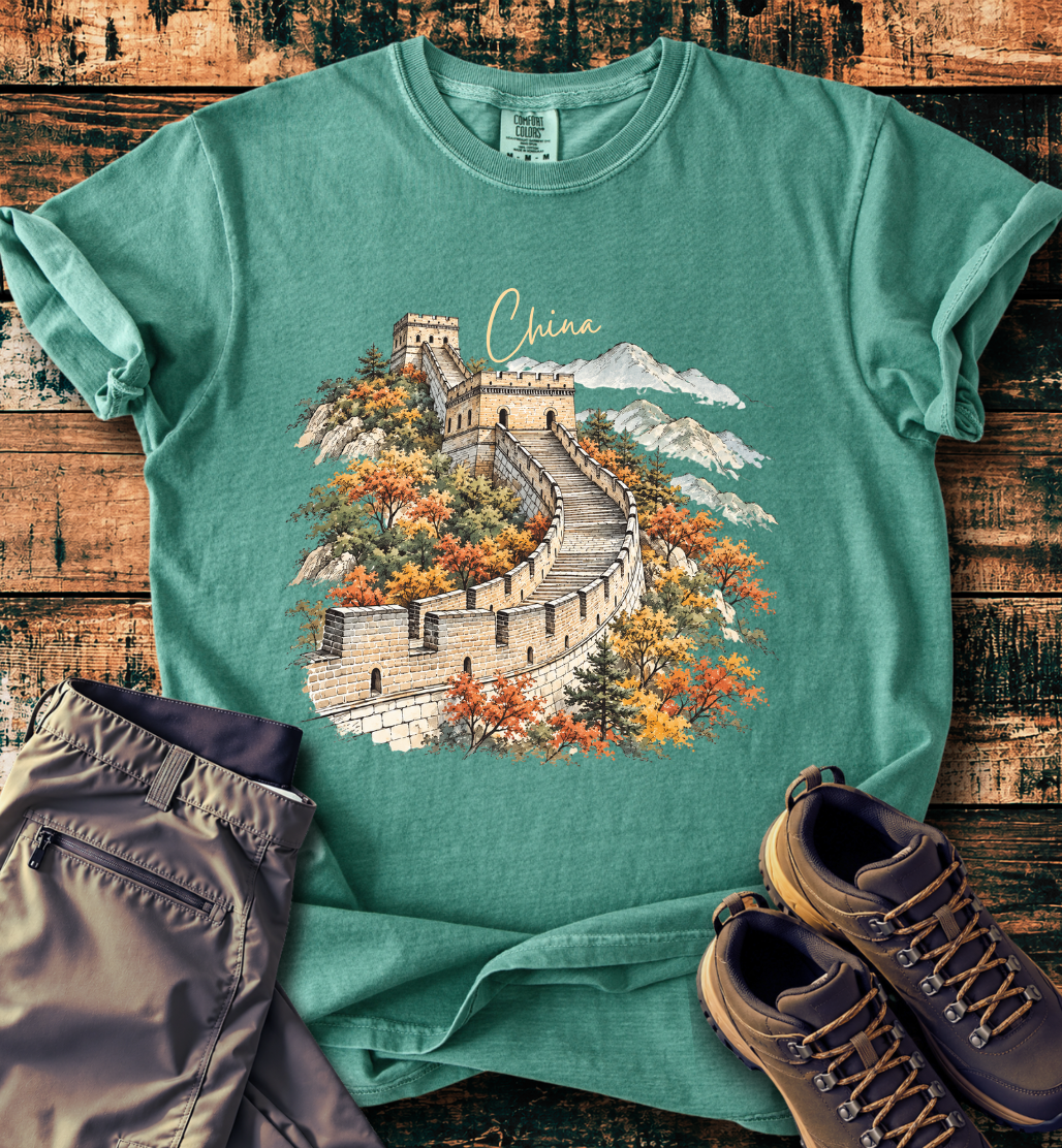 Great Wall of China Scenic T-Shirt