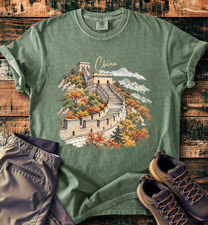 Great Wall of China Scenic T-Shirt