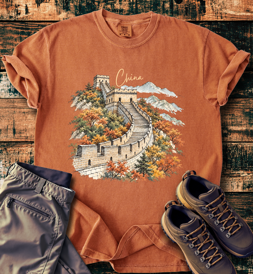 Great Wall of China Scenic T-Shirt