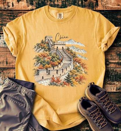 Great Wall of China Scenic T-Shirt
