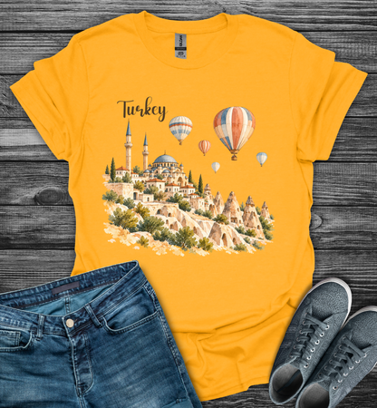 Turkey Hot Air Balloon Softstyle T-Shirt