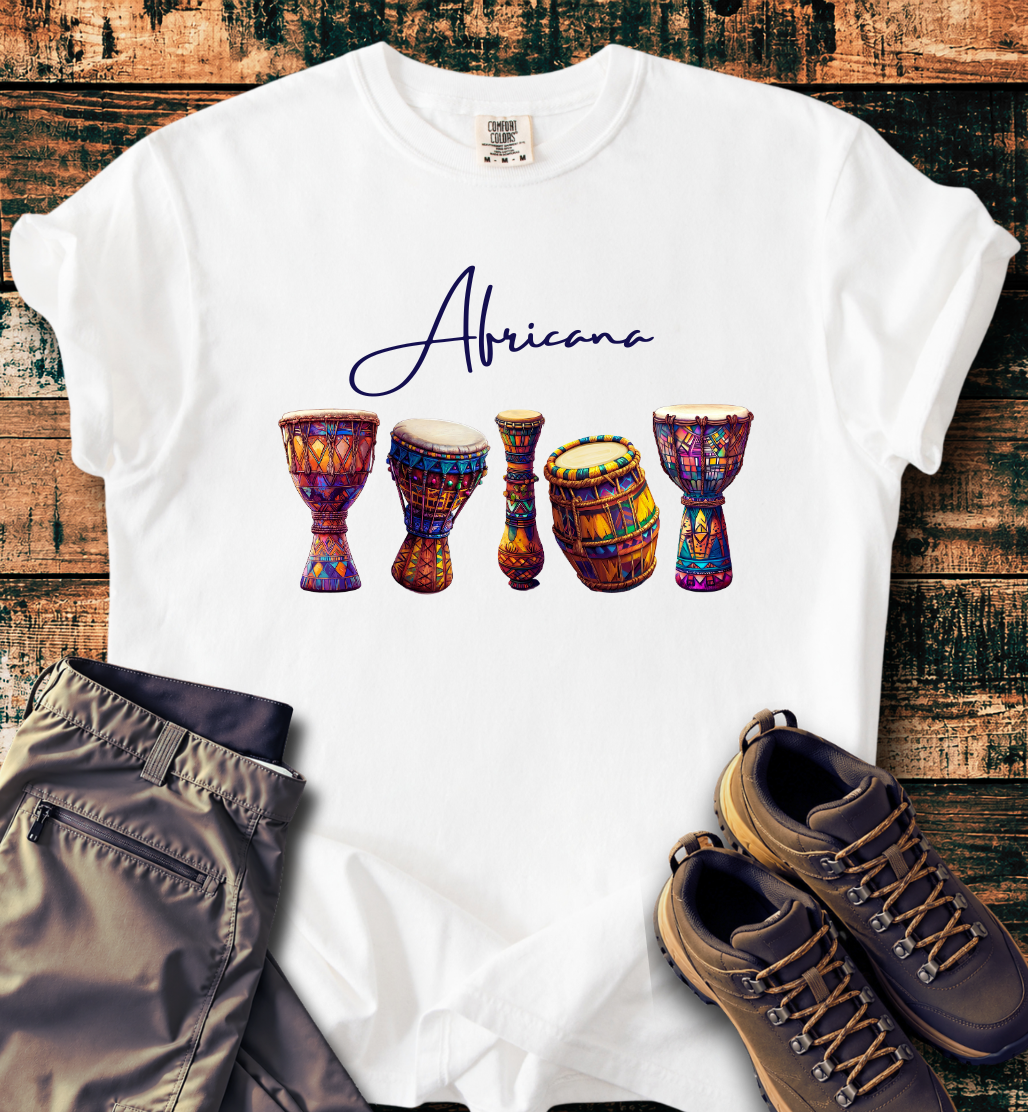 Africa T-Shirt - African Drums