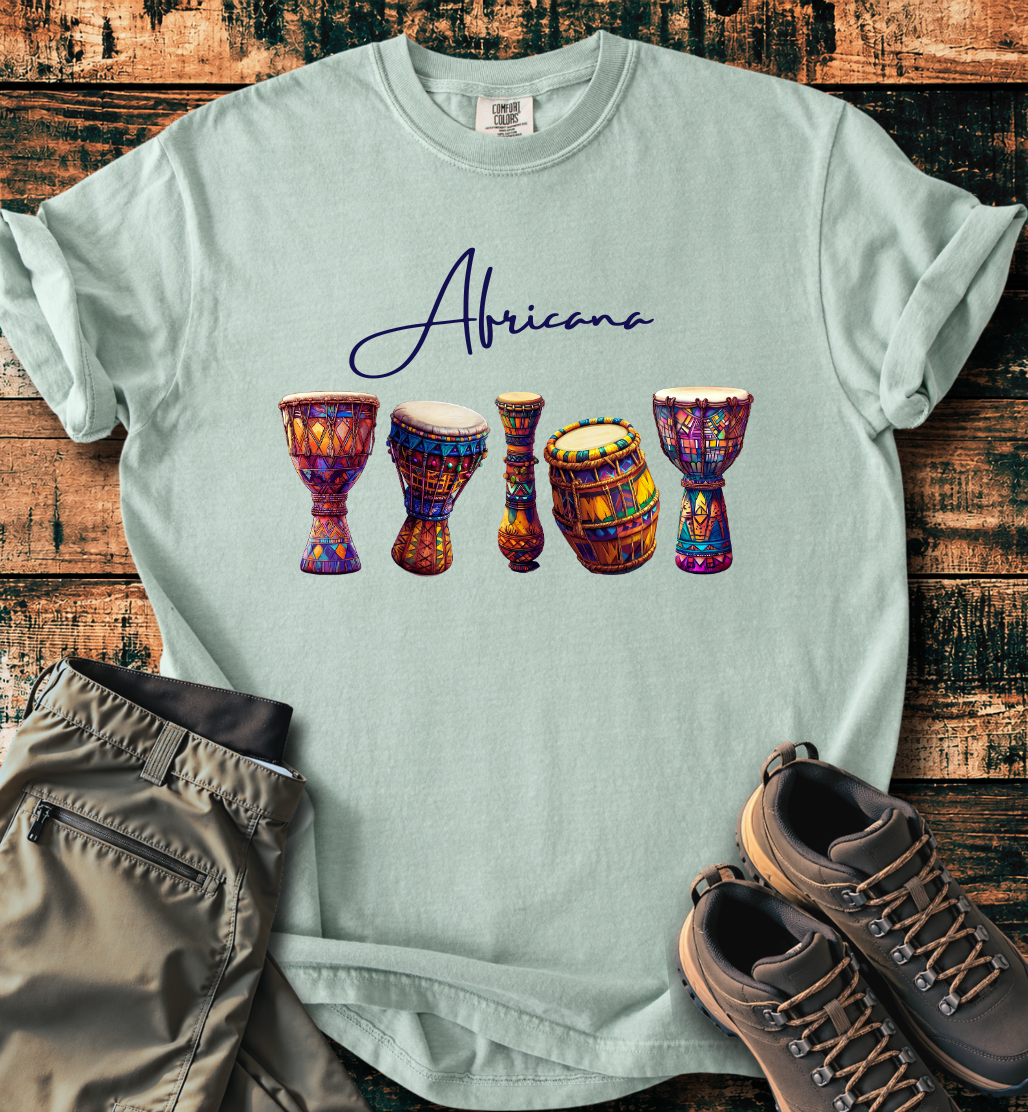Africa T-Shirt - African Drums