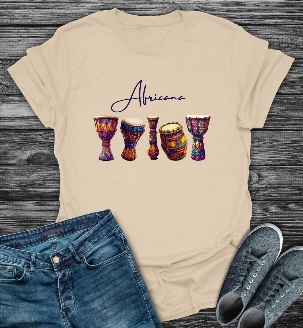 Africa Softstyle T-Shirt - African Drums