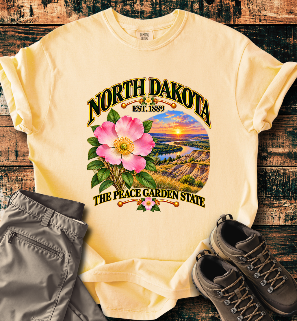 North Dakota - The Peach Garden State T-Shirt