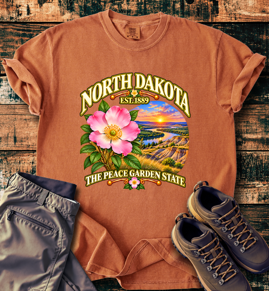 North Dakota - The Peach Garden State T-Shirt