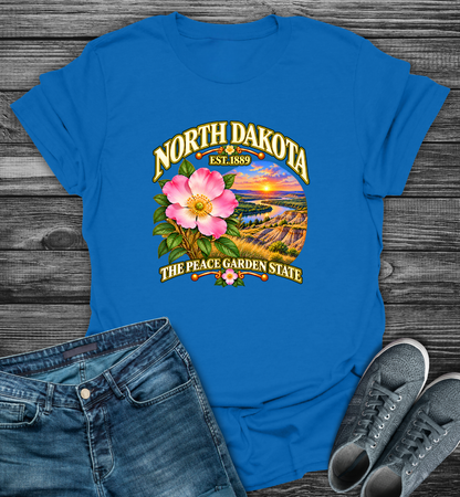North Dakota - The Peach Garden State Softstyle T-Shirt
