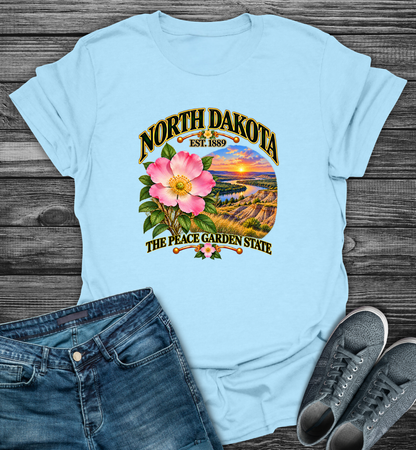 North Dakota - The Peach Garden State Softstyle T-Shirt