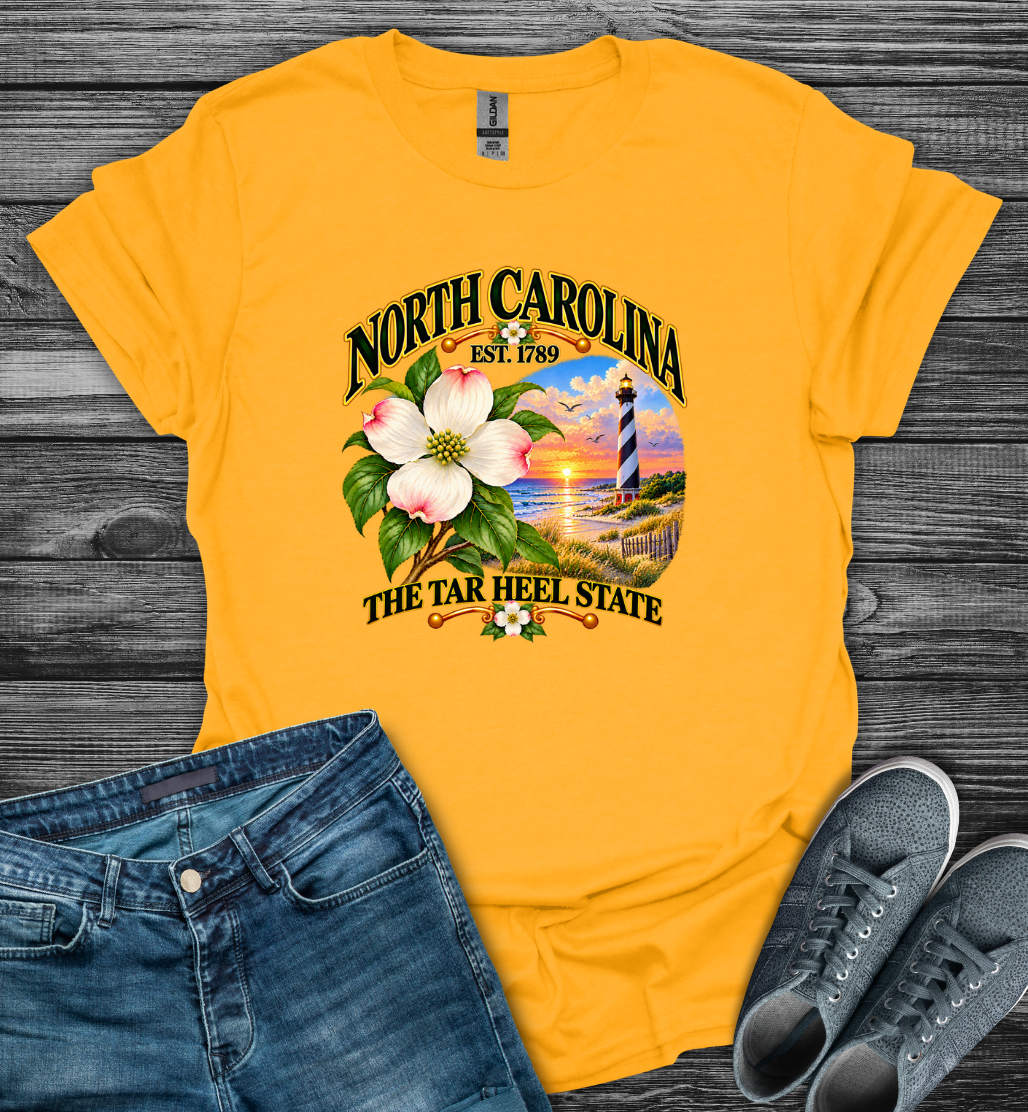 North Carolina - The Tar Heel State Softstyle T-Shirt