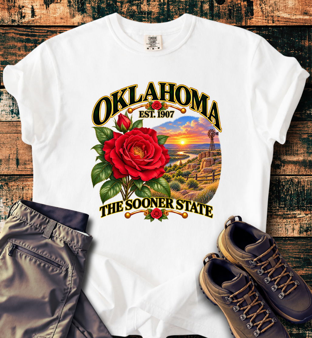 Oklahoma -The Sooner State T-Shirt