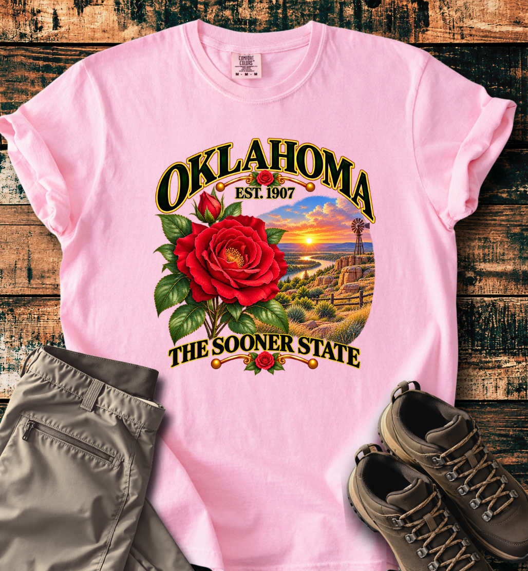 Oklahoma -The Sooner State T-Shirt