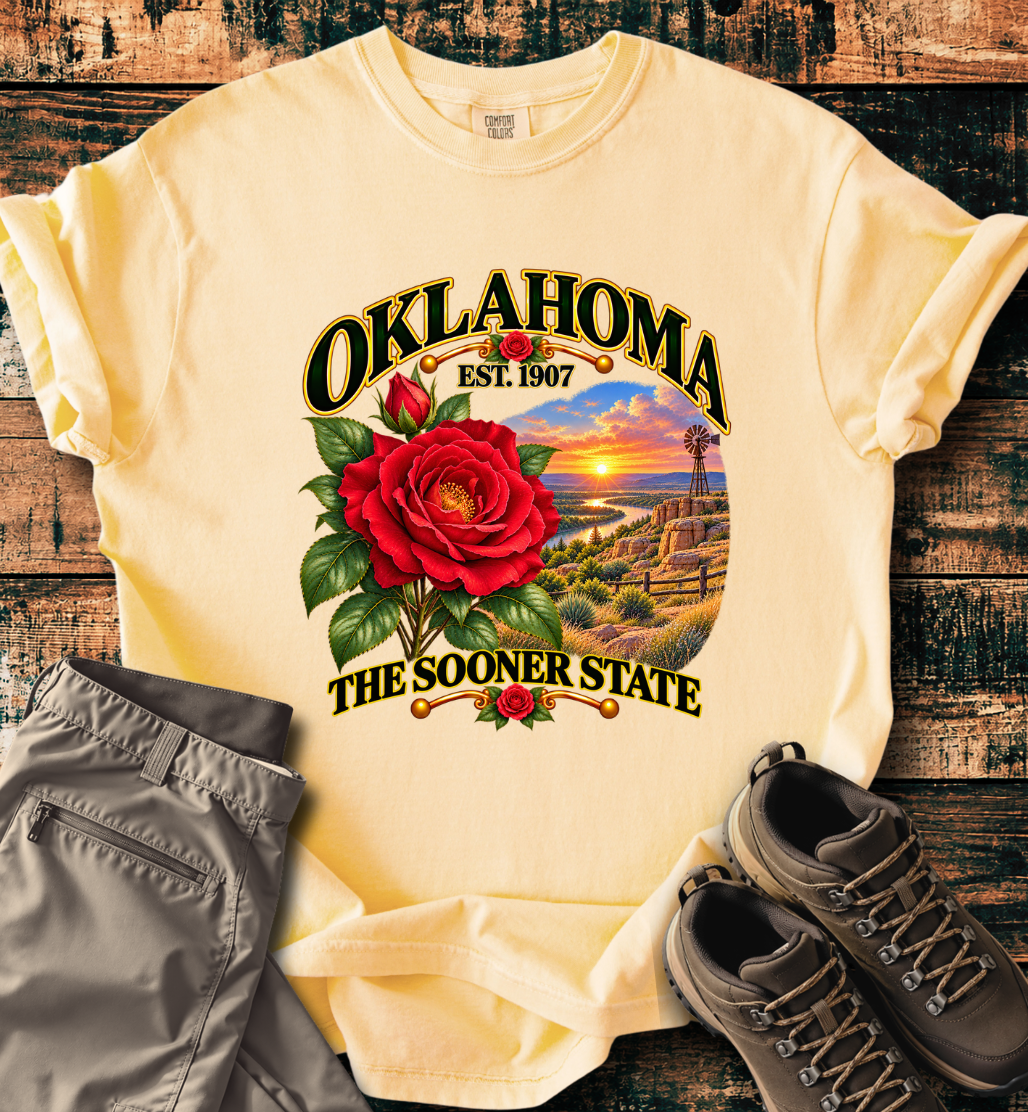 Oklahoma -The Sooner State T-Shirt