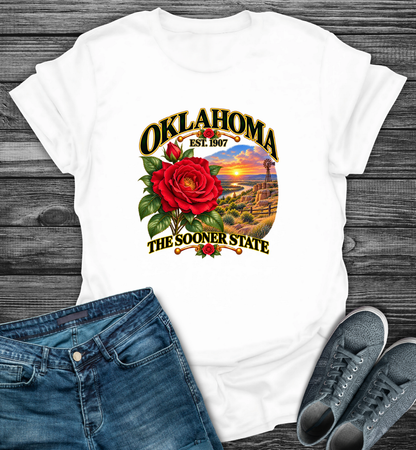Oklahoma -The Sooner State Softstyle T-Shirt