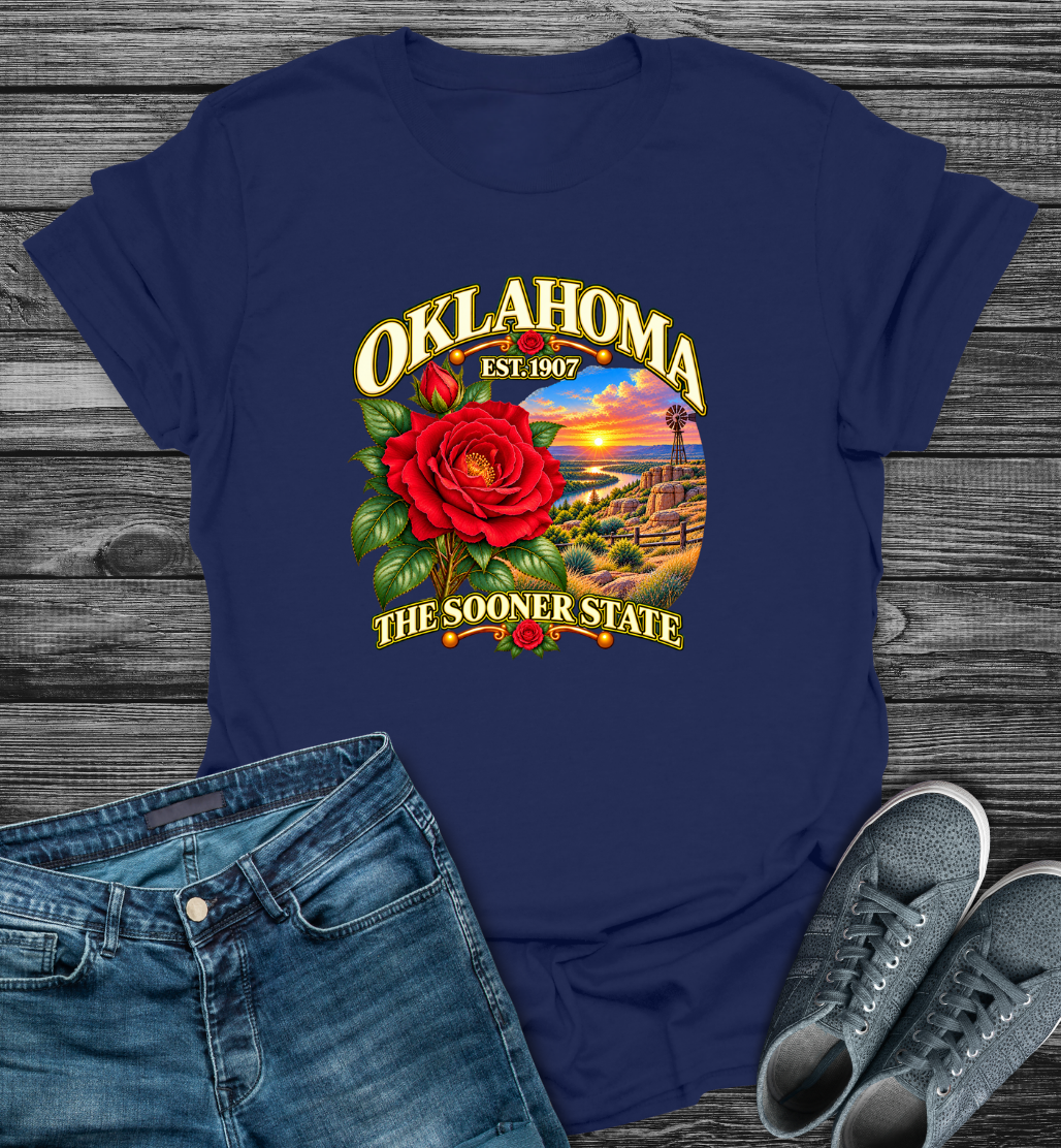 Oklahoma -The Sooner State Softstyle T-Shirt