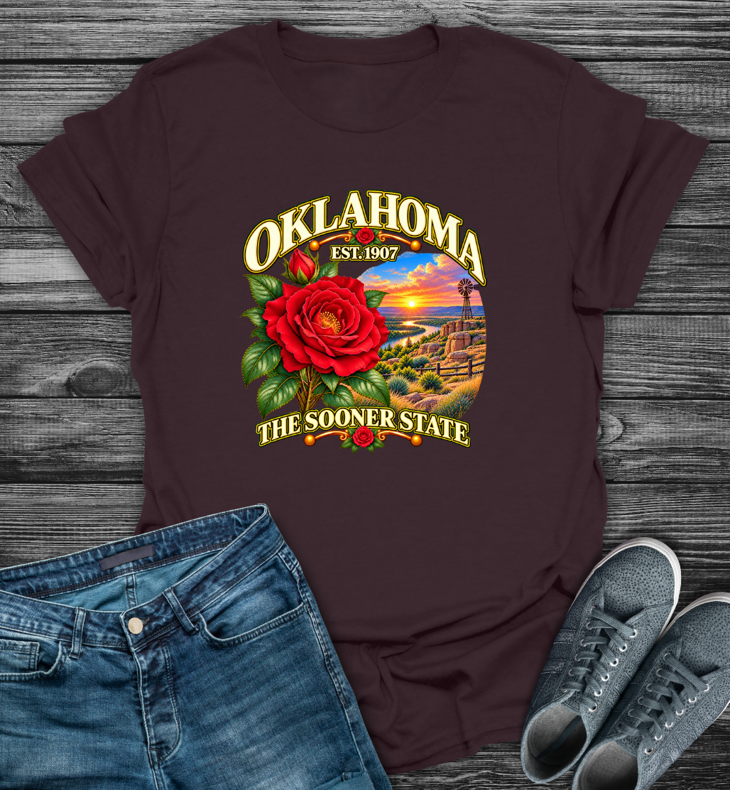 Oklahoma -The Sooner State Softstyle T-Shirt
