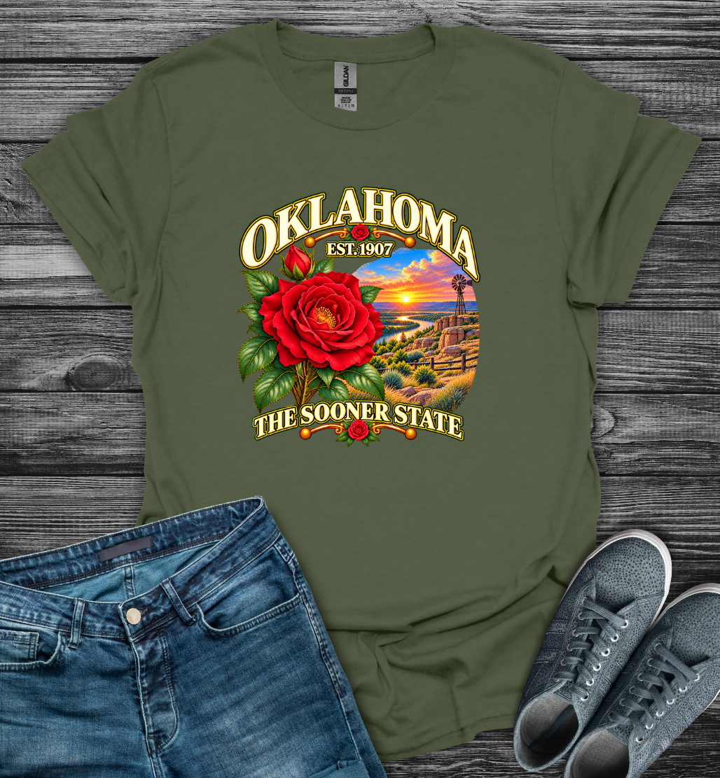 Oklahoma -The Sooner State Softstyle T-Shirt