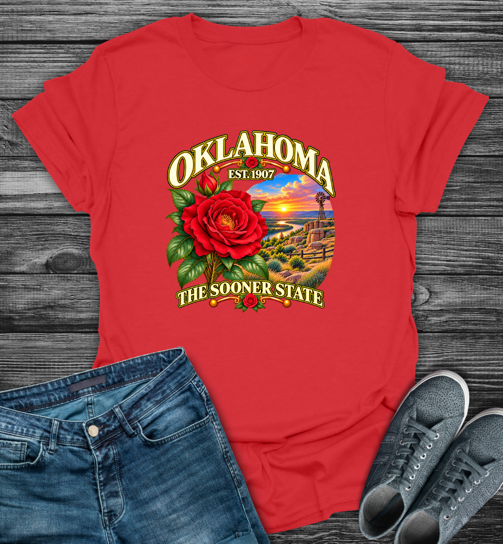 Oklahoma -The Sooner State Softstyle T-Shirt