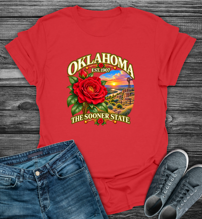 Oklahoma -The Sooner State Softstyle T-Shirt