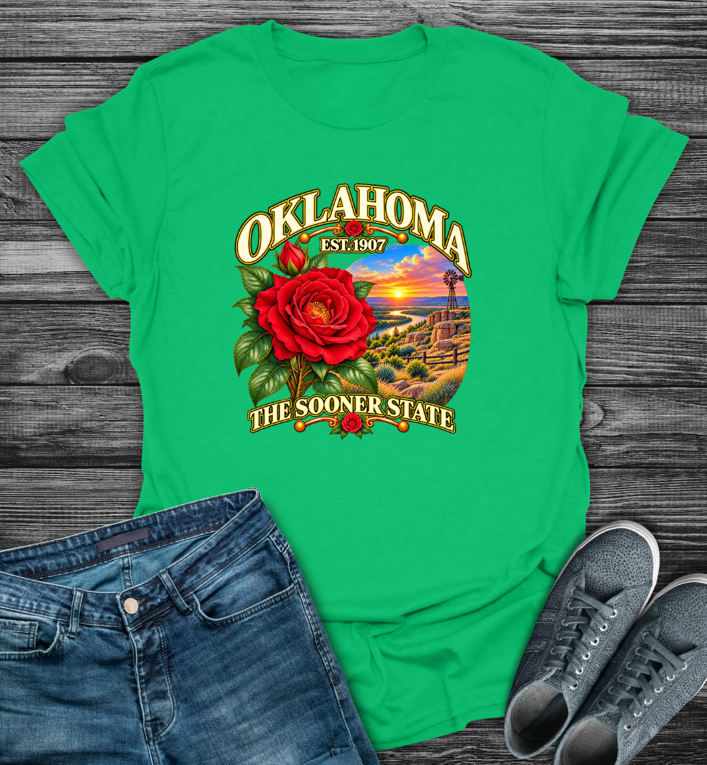 Oklahoma -The Sooner State Softstyle T-Shirt