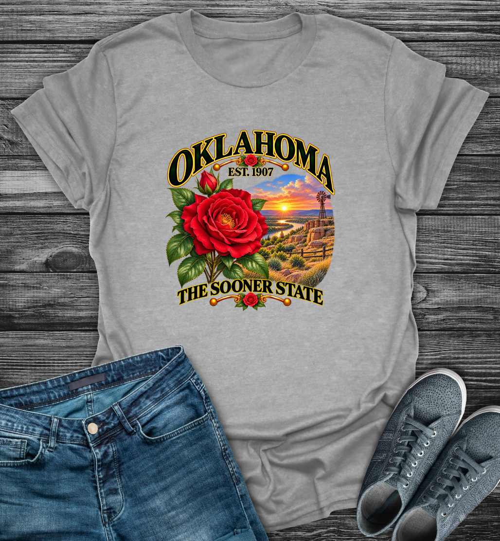Oklahoma -The Sooner State Softstyle T-Shirt