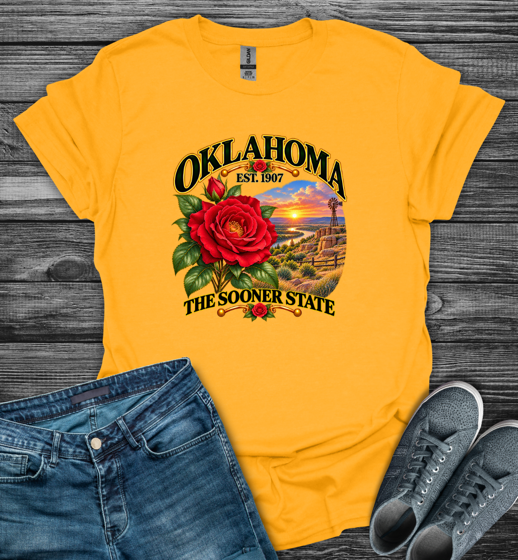 Oklahoma -The Sooner State Softstyle T-Shirt