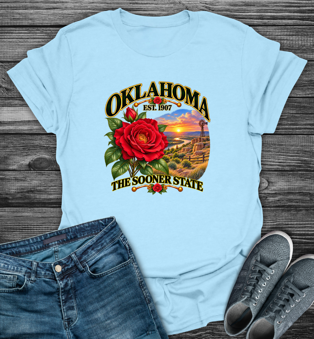 Oklahoma -The Sooner State Softstyle T-Shirt