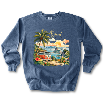 Brazil Vintage VW Camper Van Sweatshirt