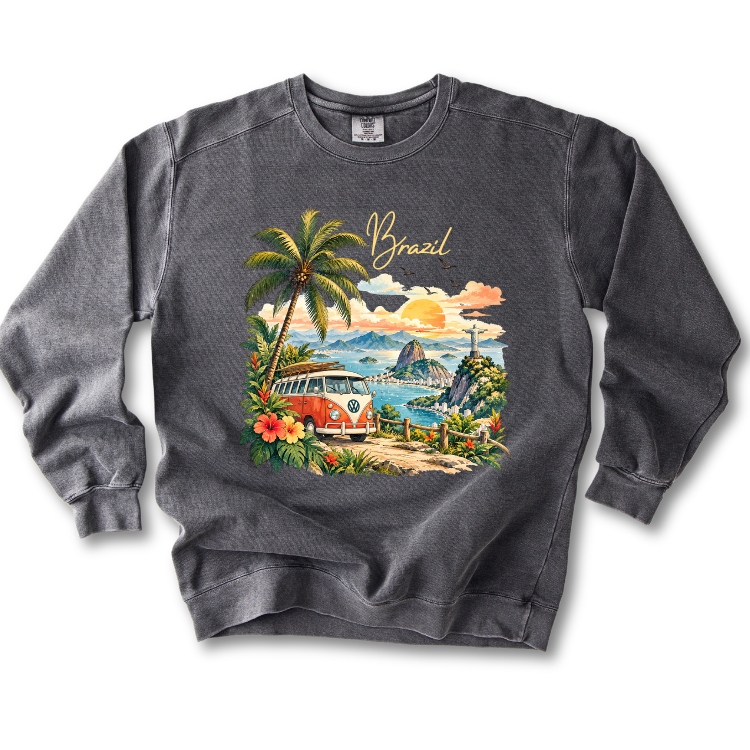 Brazil Vintage VW Camper Van Sweatshirt