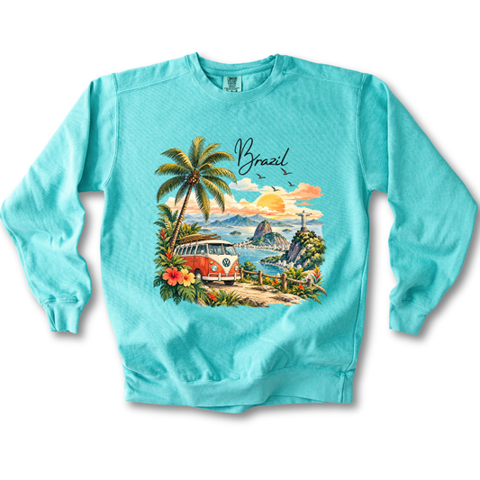 Brazil Vintage VW Camper Van Sweatshirt