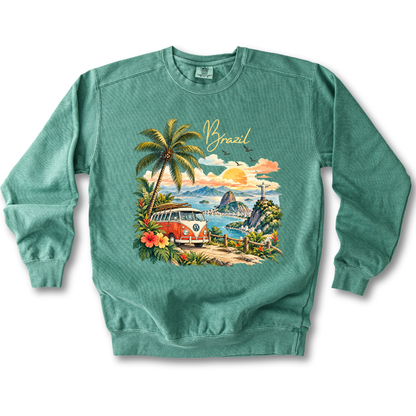 Brazil Vintage VW Camper Van Sweatshirt