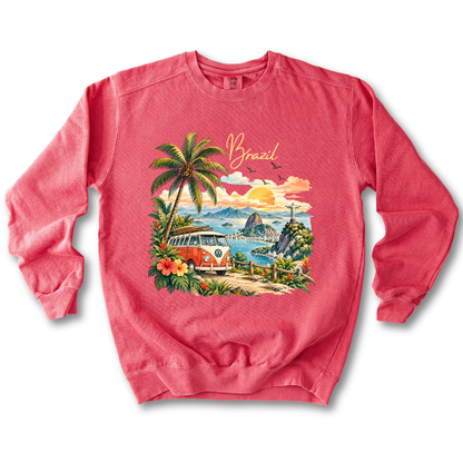Brazil Vintage VW Camper Van Sweatshirt