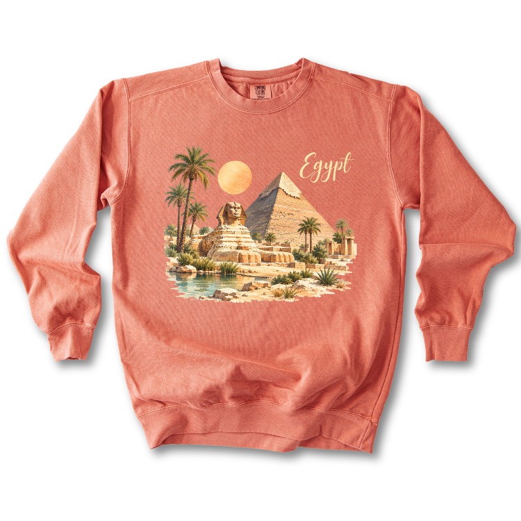 Egypt Pyramid Sphinx Sweatshirt