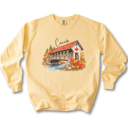 Canada Autumn Maple Leaf Scenic Sweatshirt