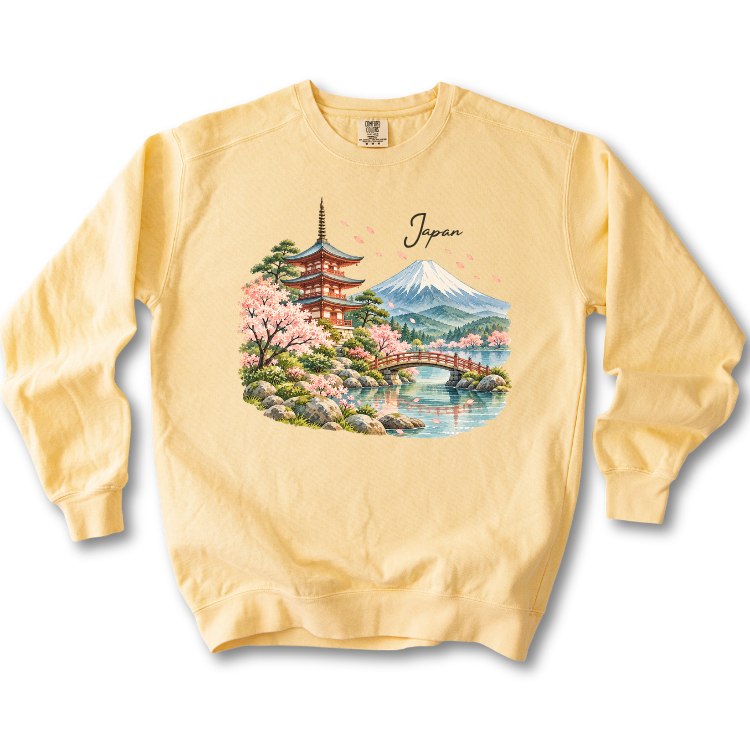 Japan Cherry Blossom Sweatshirt