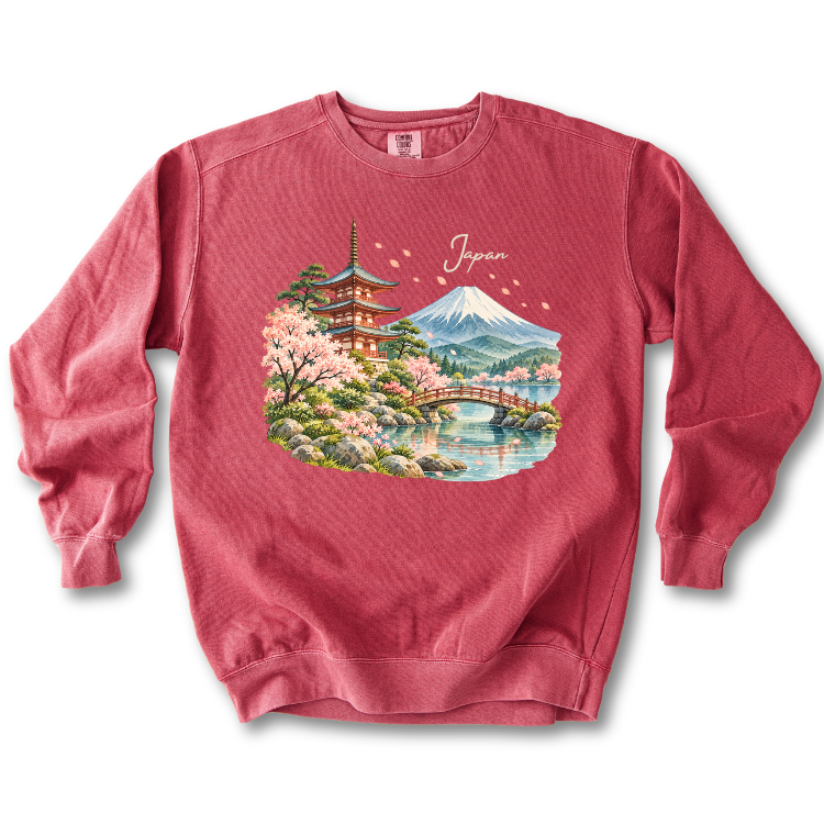 Japan Cherry Blossom Sweatshirt