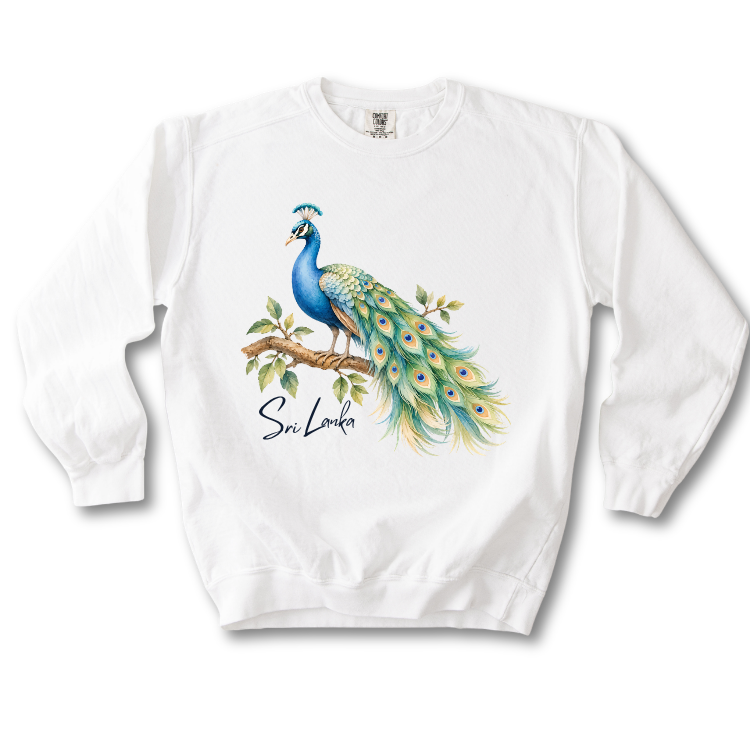 Sri Lanka Peacock Pride Sweatshirt