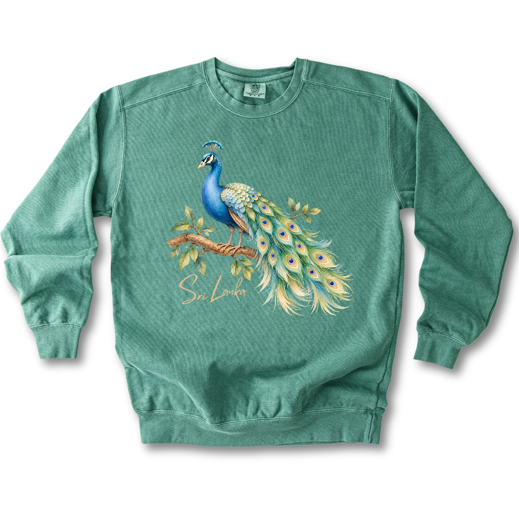 Sri Lanka Peacock Pride Sweatshirt
