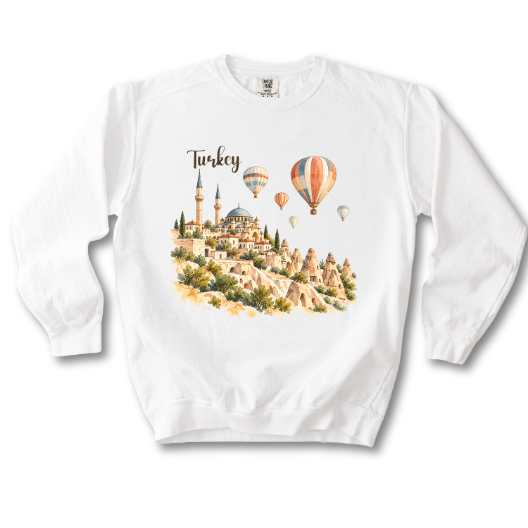 Turkey Hot Air Balloon Sweatshirt