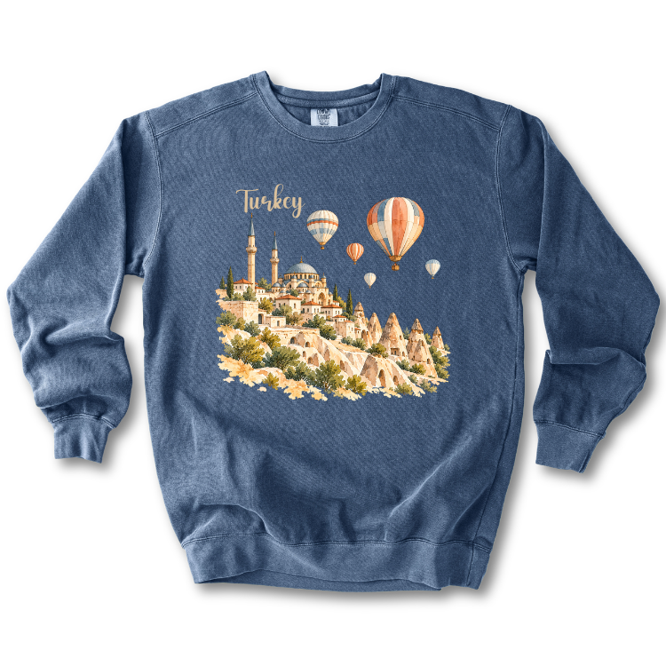 Turkey Hot Air Balloon Sweatshirt