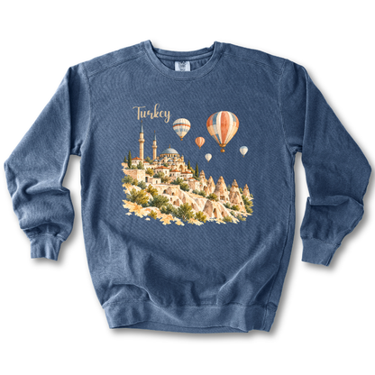 Turkey Hot Air Balloon Sweatshirt